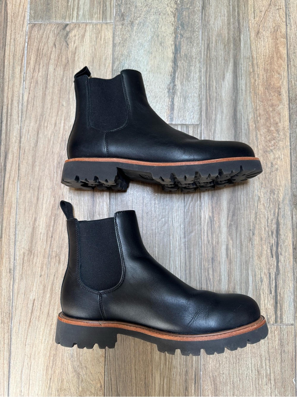Women’s Black Leather Chelsea Boots - Nisolo Size 9.5
